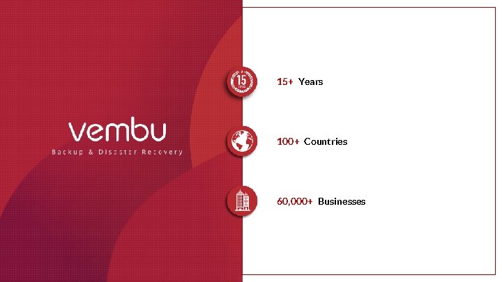 15+ Years 100+ Countries 60, 000+ Businesses 
