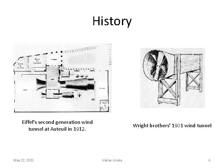 History Eiffel's second generation wind tunnel at Auteuil in 1912. May 22, 2021 Wright