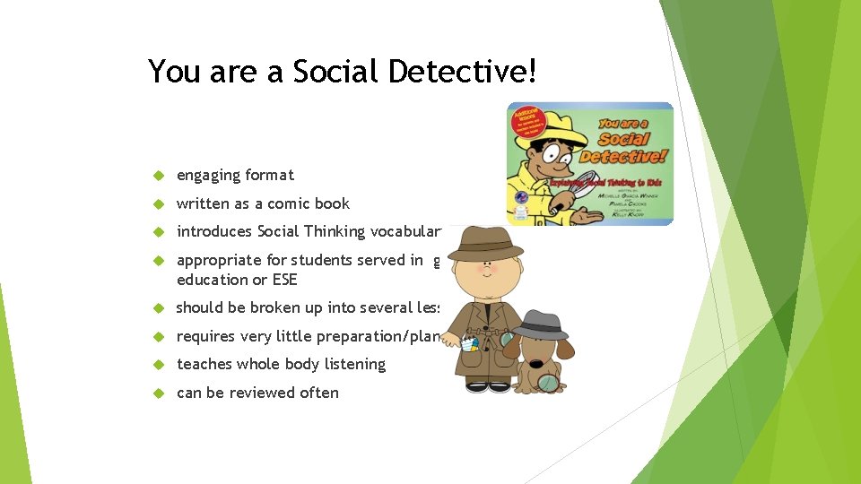 You are a Social Detective! engaging format written as a comic book introduces Social
