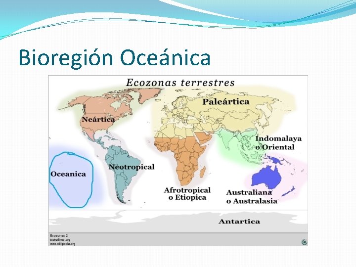 Bioregión Oceánica 