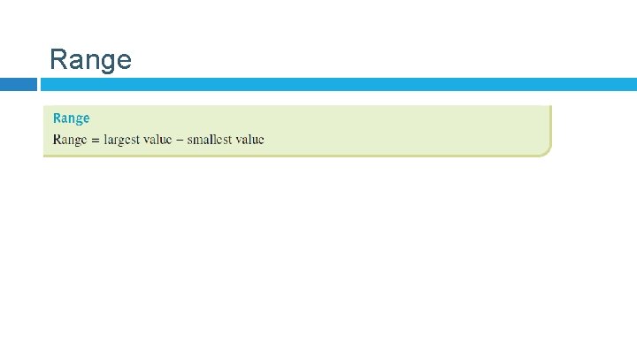 Range 