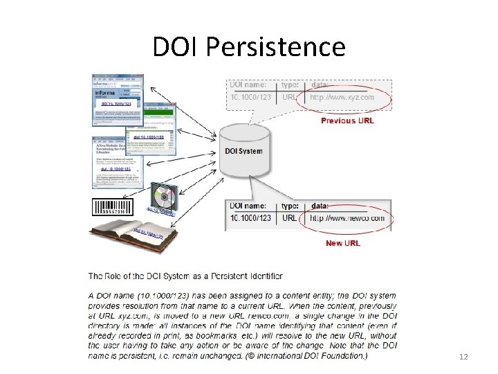 DOI Persistence 12 