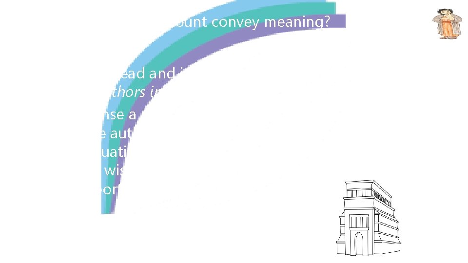 How does a recount convey meaning? • When you read and interpret a biblical