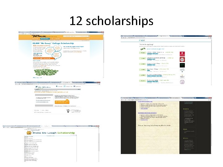 12 scholarships 
