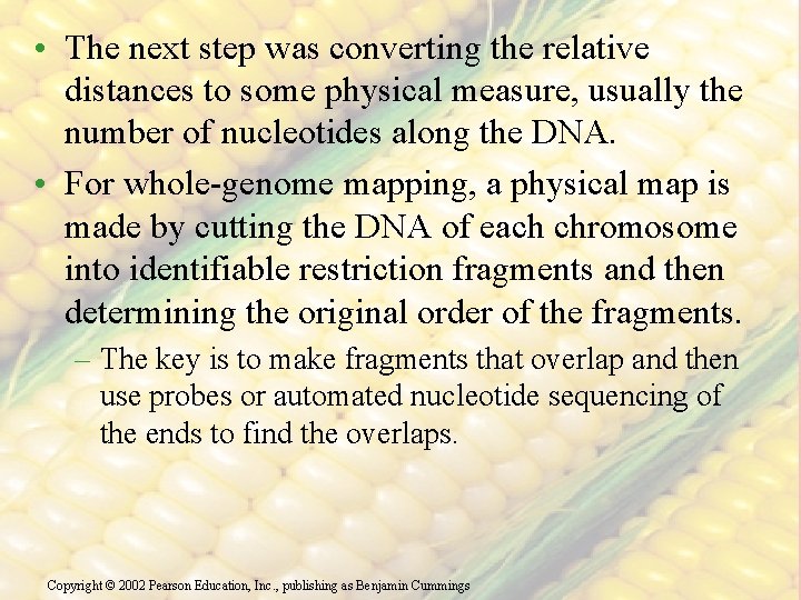  • The next step was converting the relative distances to some physical measure,