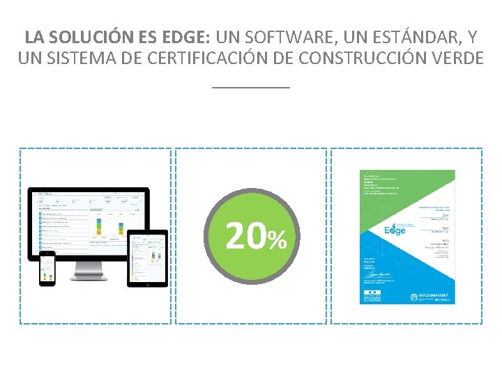 LA SOLUCIÓN ES EDGE: UN SOFTWARE, UN ESTÁNDAR, Y UN SISTEMA DE CERTIFICACIÓN DE