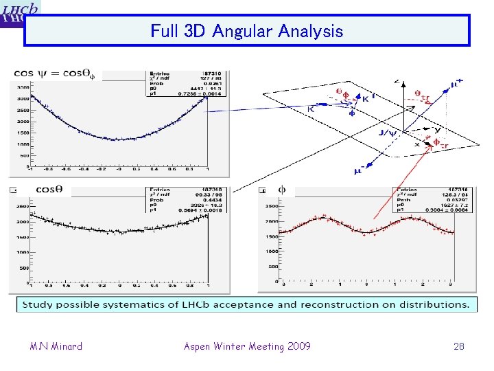 Full 3 D Angular Analysis M. N Minard Aspen Winter Meeting 2009 28 