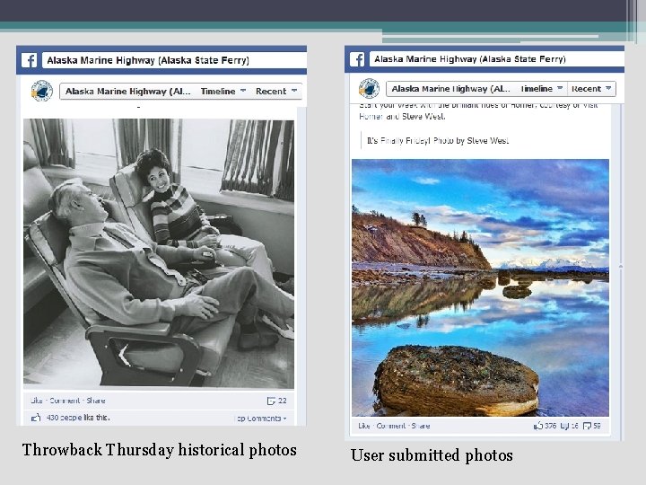 Throwback Thursday historical photos User submitted photos 