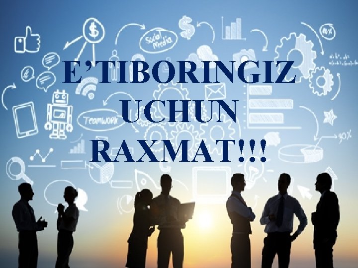 E’TIBORINGIZ UCHUN RAXMAT!!! 