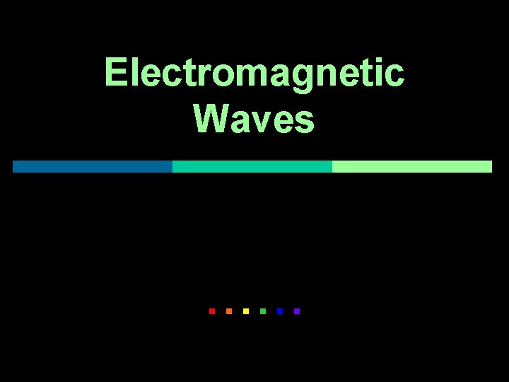 Electromagnetic Waves ▪▪▪▪▪▪ 
