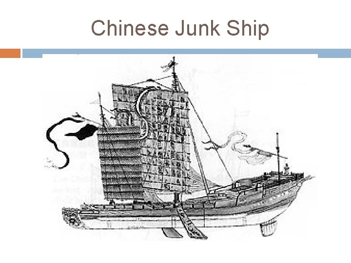 Chinese Junk Ship 
