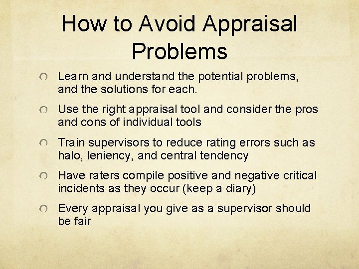 How to Avoid Appraisal Problems Learn and understand the potential problems, and the solutions