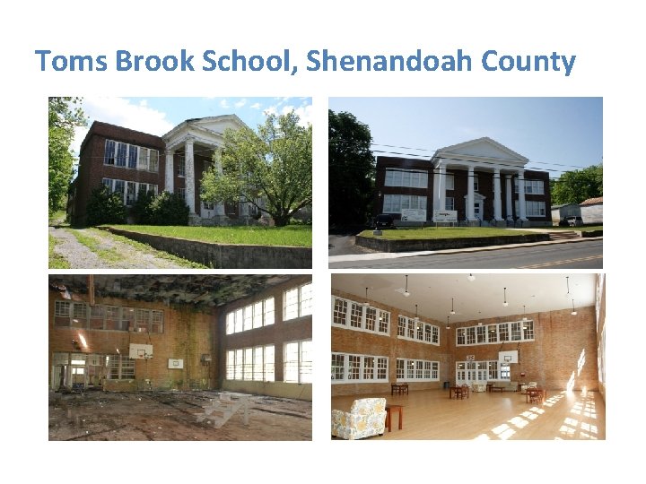 Toms Brook School, Shenandoah County 