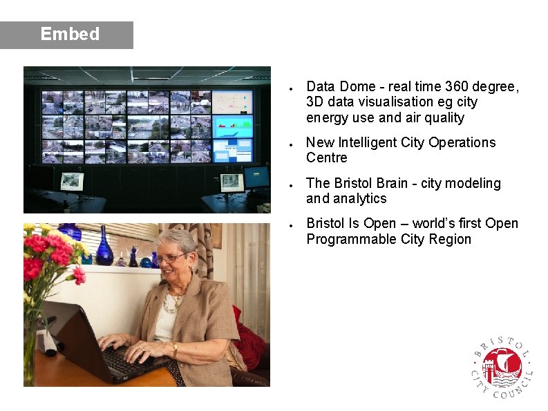Embed ● ● Data Dome - real time 360 degree, 3 D data visualisation