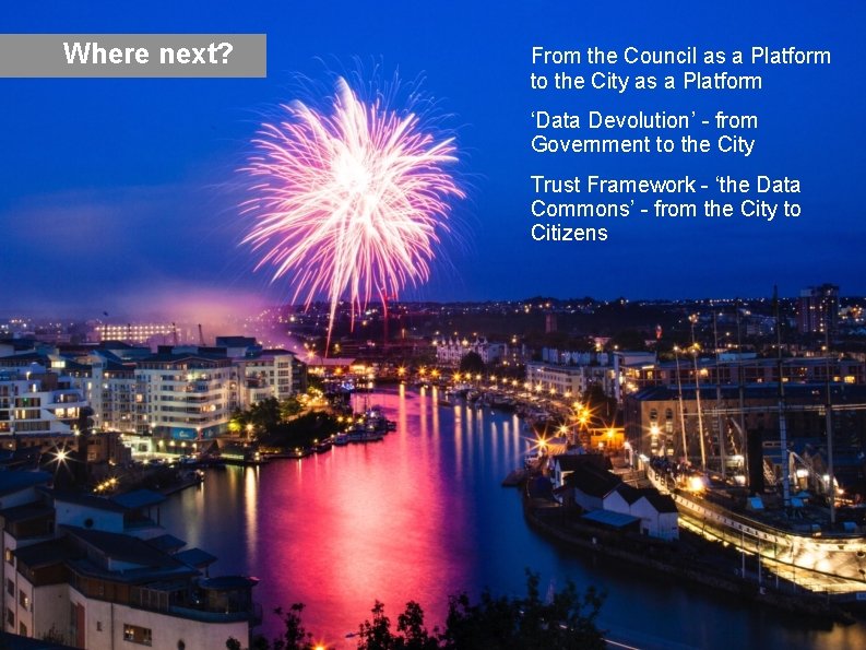 Where next? From the Council as a Platform to the City as a Platform