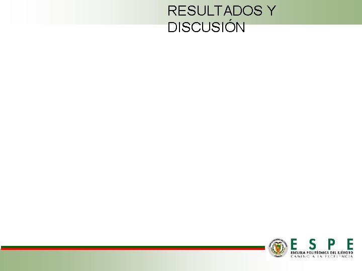 RESULTADOS Y DISCUSIÓN 