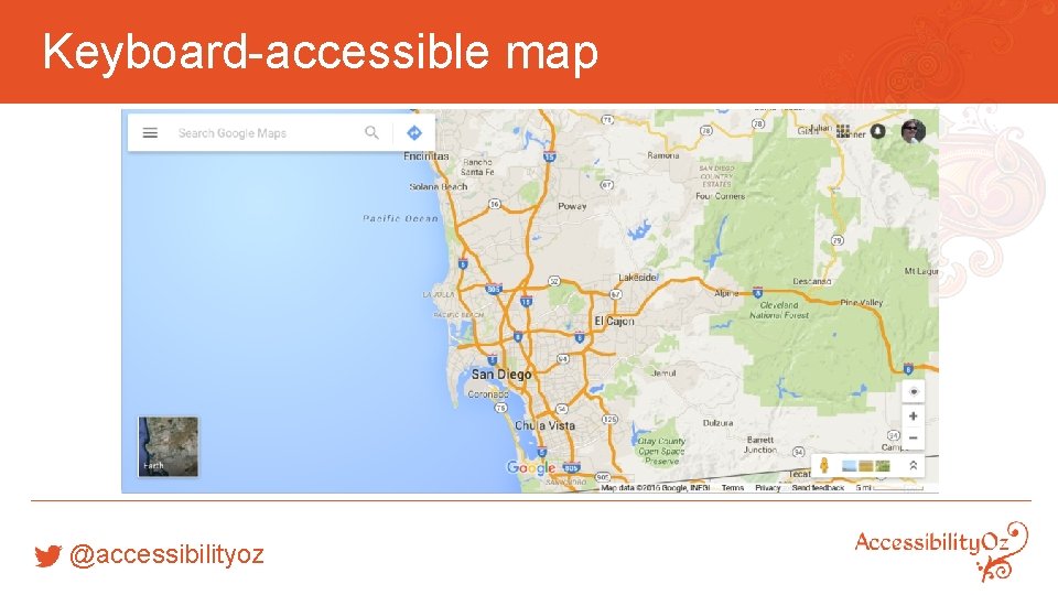 Keyboard-accessible map @accessibilityoz 