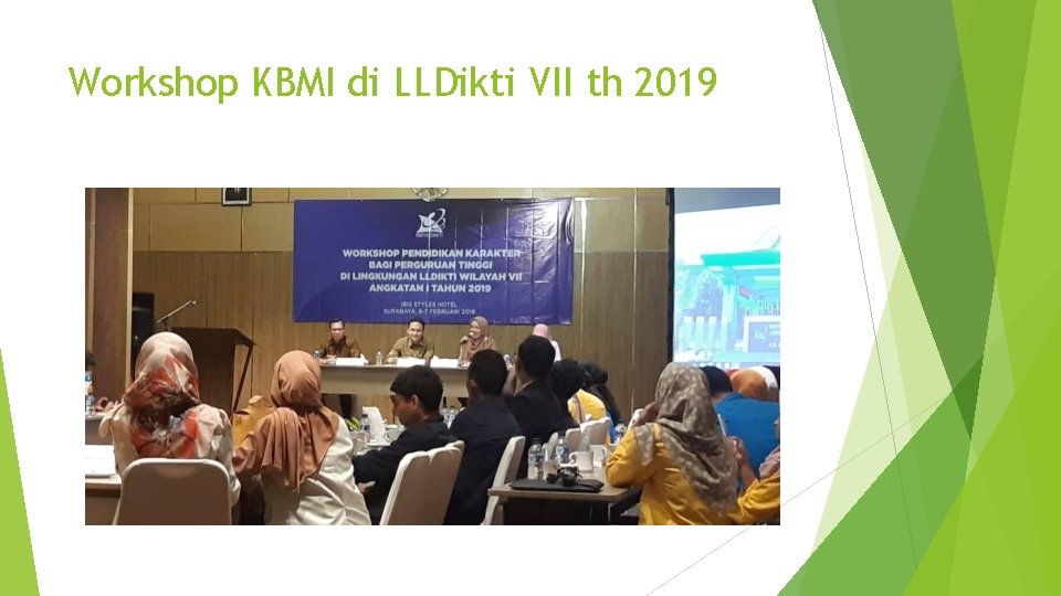 Workshop KBMI di LLDikti VII th 2019 
