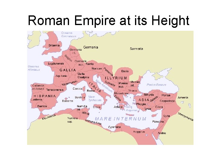 Roman Empire at its Height 