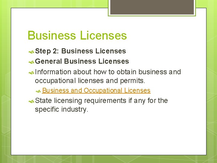 Licenses and Permits Needed to Open a business