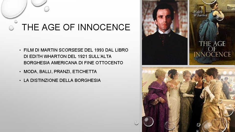 THE AGE OF INNOCENCE • FILM DI MARTIN SCORSESE DEL 1993 DAL LIBRO DI