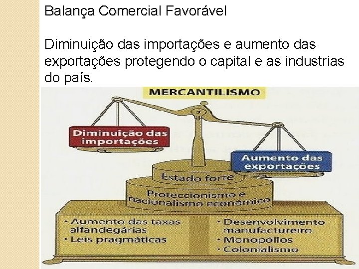 Balança Comercial Favorável Diminuição das importações e aumento das exportações protegendo o capital e