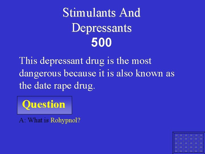 Stimulants And Depressants 500 This depressant drug is the most dangerous because it is