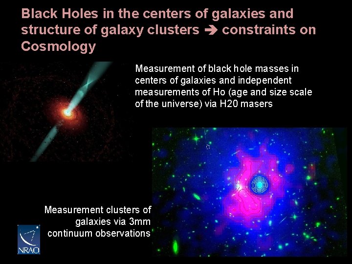 Black Holes in the centers of galaxies and structure of galaxy clusters constraints on