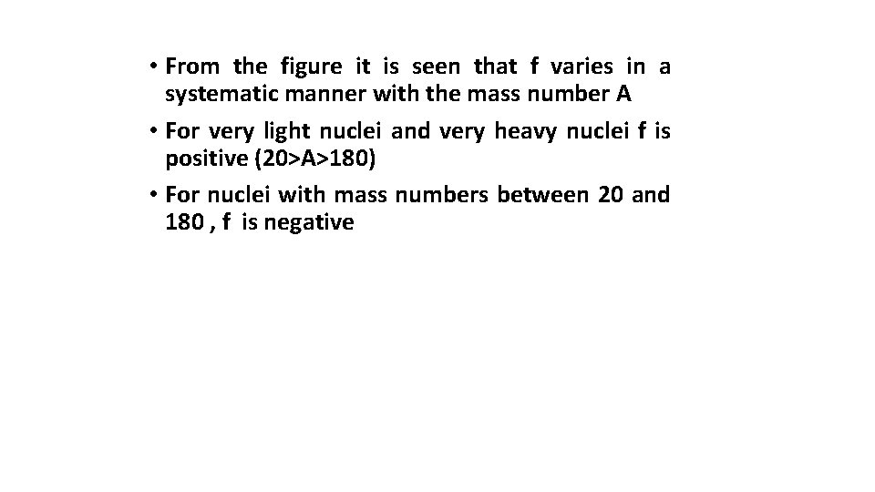  • From the figure it is seen that f varies in a systematic