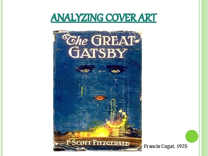 ANALYZING COVER ART Francis Cugat, 1925 