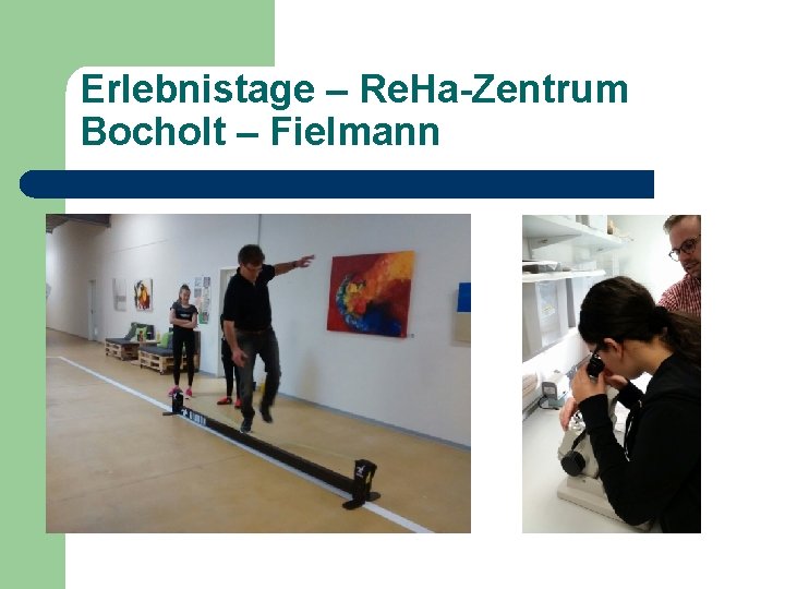 Erlebnistage – Re. Ha-Zentrum Bocholt – Fielmann 