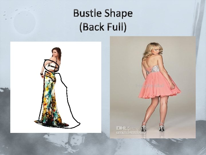 Bustle Shape (Back Full) 