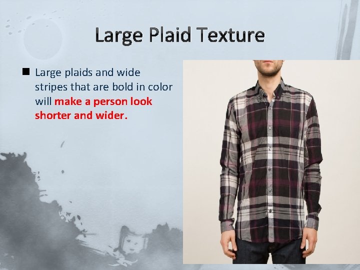 Large Plaid Texture n Large plaids and wide stripes that are bold in color