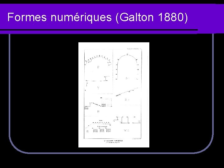 Formes numériques (Galton 1880) 