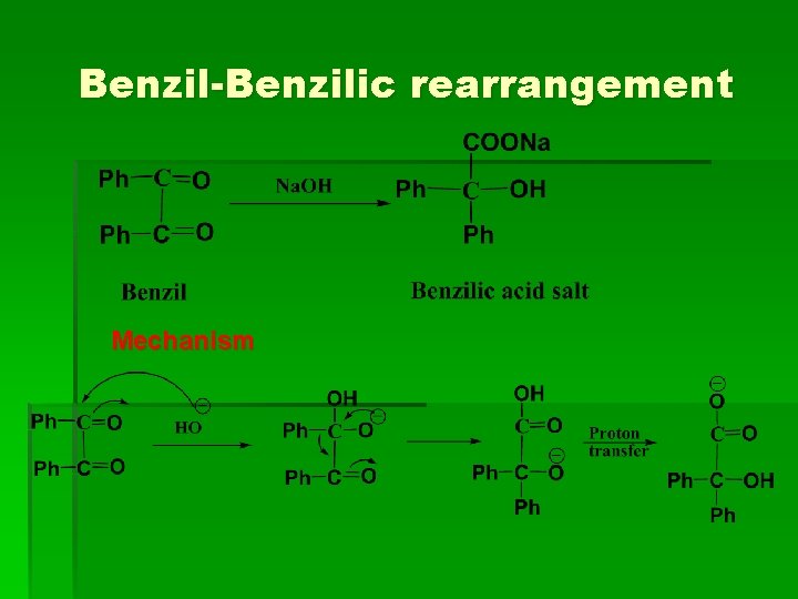Benzil-Benzilic rearrangement Mechanism Benzil-Benzilic rearrangement Mechanism
