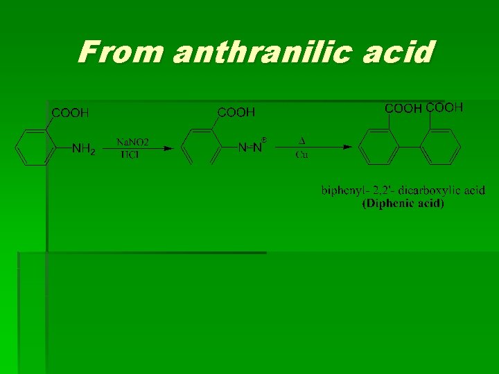 From anthranilic acid 