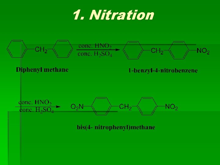1. Nitration 