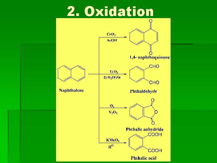2. Oxidation 2. Oxidation