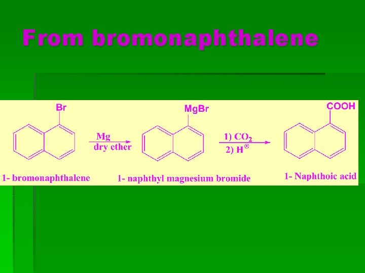 From bromonaphthalene 