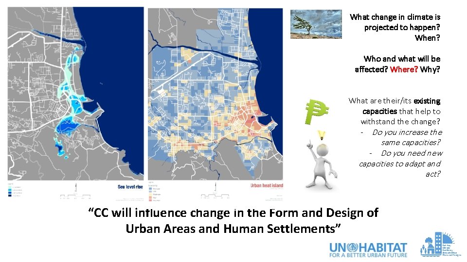 What change in climate is projected to happen? Who and what will be affected?