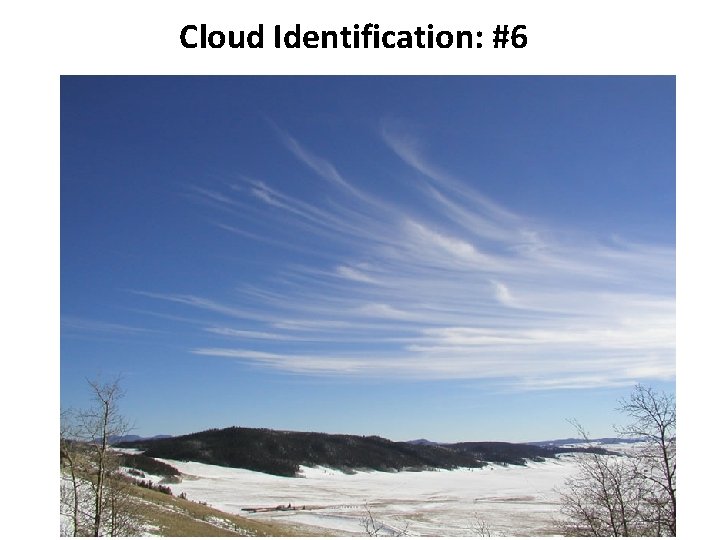 Cloud Identification: #6 