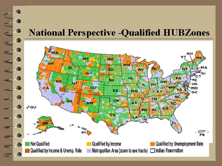 National Perspective -Qualified HUBZones 