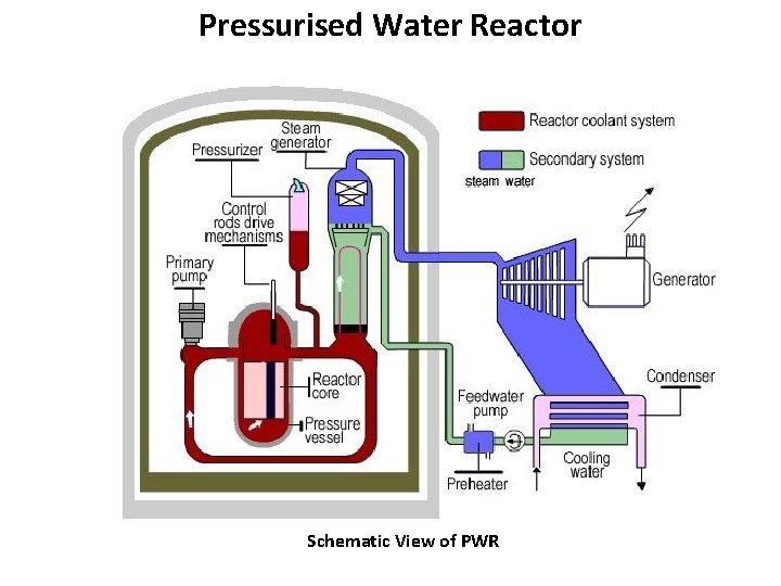 Pressurised Water Reactor Schematic View of PWR 