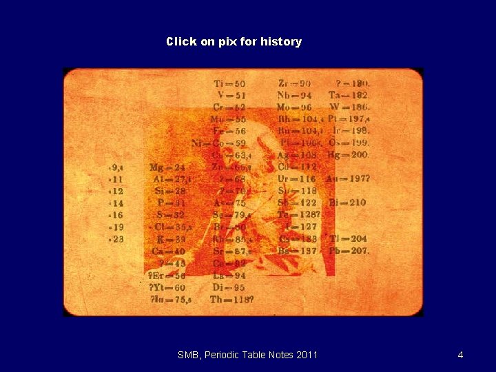 Click on pix for history SMB, Periodic Table Notes 2011 4 
