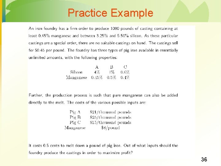 Practice Example 36 