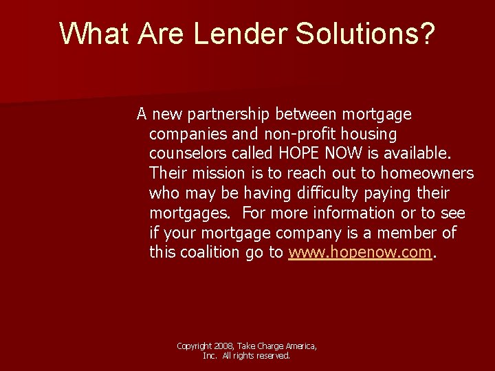 What Are Lender Solutions? A new partnership between mortgage companies and non-profit housing counselors