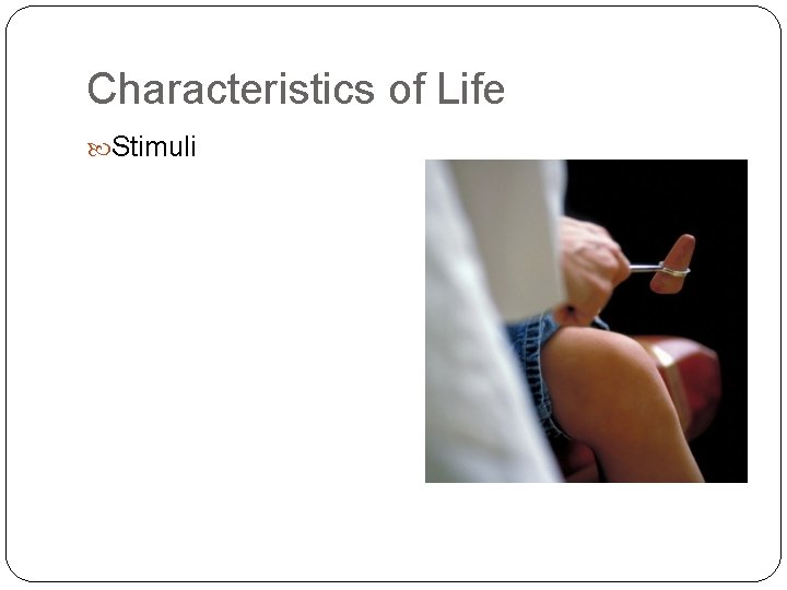 Characteristics of Life Stimuli 