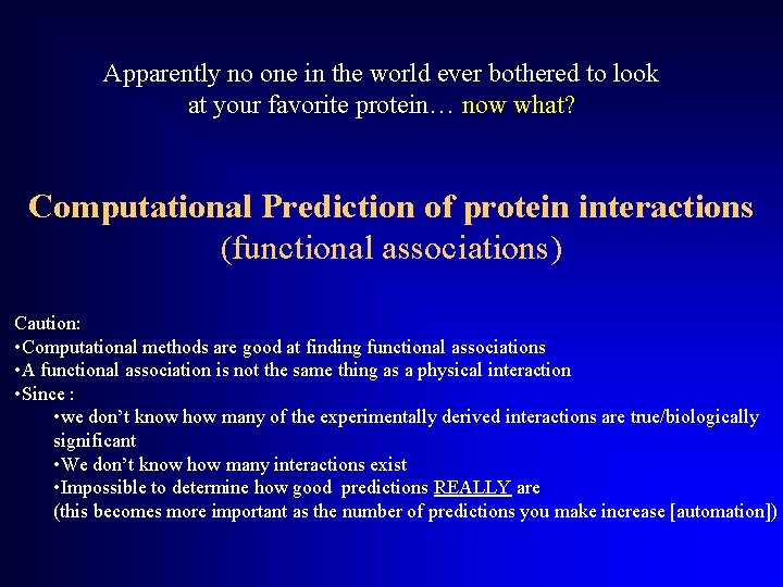 Apparently no one in the world ever bothered to look at your favorite protein…