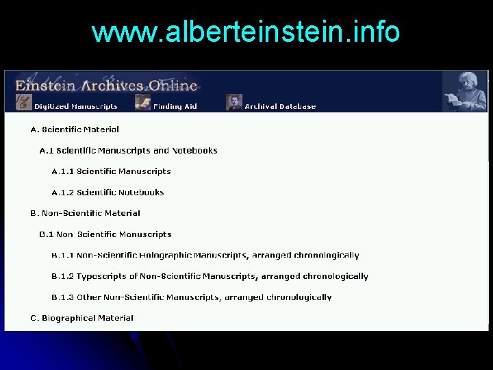 www. alberteinstein. info 