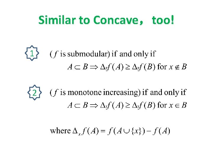 Similar to Concave，too! 1 2 